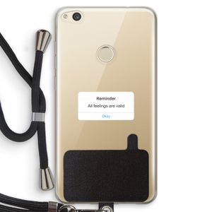 Reminder: Huawei Ascend P8 Lite (2017) Transparant Hoesje met koord