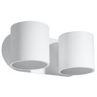 Wandlamp ORBIS 2 wit