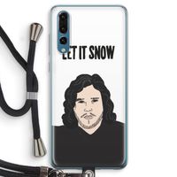 Let It Snow: Huawei P20 Pro Transparant Hoesje met koord