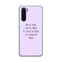 Sprong: OnePlus Nord Transparant Hoesje