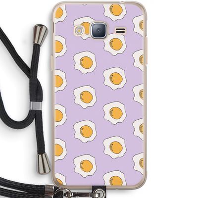 Bacon to my eggs #1: Samsung Galaxy J3 (2016) Transparant Hoesje met koord