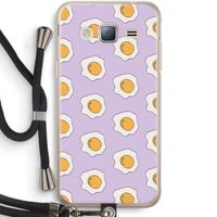 Bacon to my eggs #1: Samsung Galaxy J3 (2016) Transparant Hoesje met koord