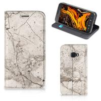 Samsung Galaxy Xcover 4s | Standcase | Marmer Beige