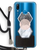 Creatieve toets: Huawei P20 Lite Transparant Hoesje met koord