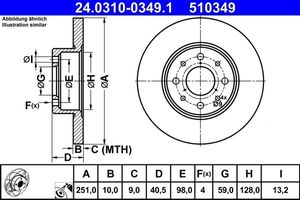 Powerdisc Remschijf 24031003491
