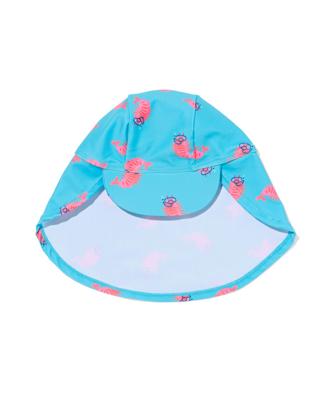 HEMA Babyhoed dieren UPF40+ garnalen felblauw (felblauw)