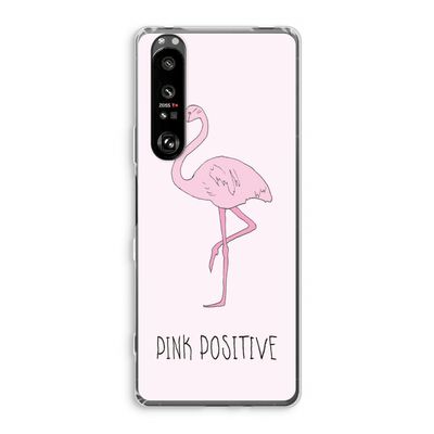 Pink positive: Sony Xperia 1 III Transparant Hoesje