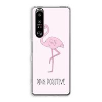 Pink positive: Sony Xperia 1 III Transparant Hoesje