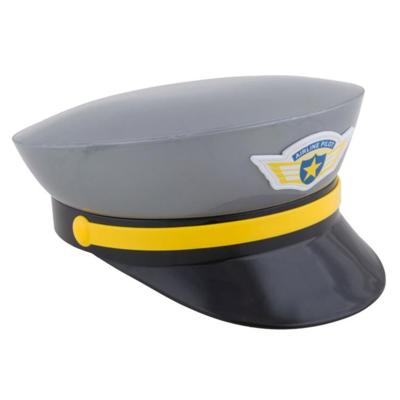 Funny Fashion Pilotenpet - kunststof - voor volwassenen - piloten/beroepen - verkleden