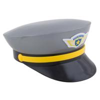 Funny Fashion Pilotenpet - kunststof - voor volwassenen - piloten/beroepen - verkleden