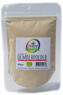 Original Superfoods Biologisch Gemberpoeder - 80 Gram