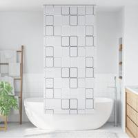 VidaXL Rolgordijn voor douche 80x240 cm vierkant