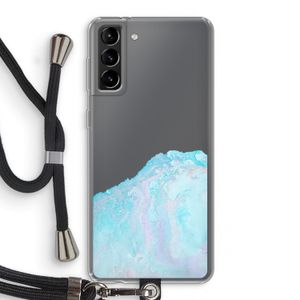 Fantasie pastel: Samsung Galaxy S21 Plus Transparant Hoesje met koord