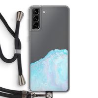 Fantasie pastel: Samsung Galaxy S21 Plus Transparant Hoesje met koord