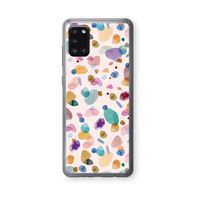 Terrazzo Memphis Pink: Samsung Galaxy A31 Transparant Hoesje