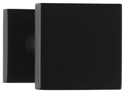 Formani Basics BSQ60V voordeurknop vast op rozet - mat zwart