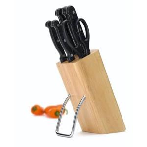 Messenset met Messenblok, 6-Delig, Hout - KitchenCraft