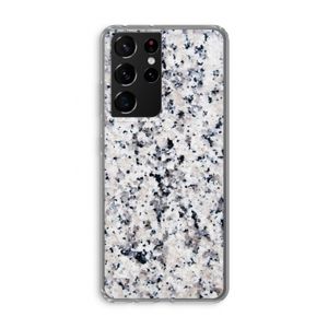 Gespikkelde marmer: Samsung Galaxy S21 Ultra Transparant Hoesje