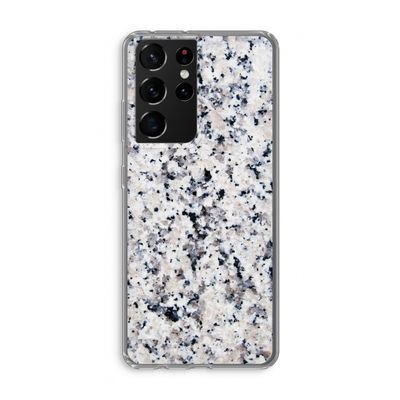 Gespikkelde marmer: Samsung Galaxy S21 Ultra Transparant Hoesje