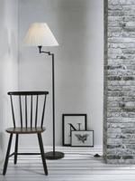Vloerlamp zwart wit met schakelaar en E27 fitting Nordlux &apos;Break&apos; 158cm 19874003