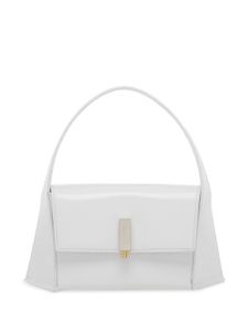 Ferragamo sac porté épaule Geometric en cuir - Blanc