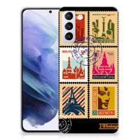 Samsung Galaxy S21 Plus | Silliconen Back Cover | Postzegels