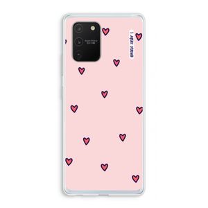 Hartjes: Samsung Galaxy S10 Lite Transparant Hoesje