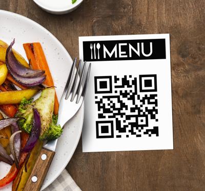 QR-code menu sticker laten maken