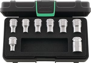 Stahlwille Dopsleutelset | 8-delig | 1/2 inch | voor buiten-TORX®-schroeven | 1 stuk - 96033704 96033704