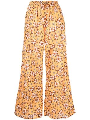 Faithfull the Brand pantalon Inez à fleurs - Jaune