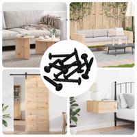 Tapnagel 8219 pcs Zwart Staal