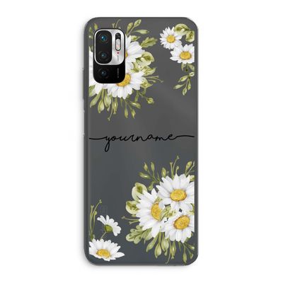Daisies: Xiaomi Redmi Note 10 5G Transparant Hoesje