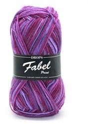 Drops Fabel Print 330 Berry Dreams