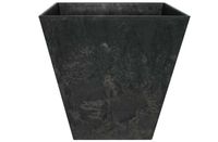 Bloempot Pot Ella zwart 40 x 40 cm - Artstone