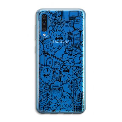 Vexx Black City : Samsung Galaxy A50 Transparant Hoesje