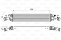 Intercooler, inlaatluchtkoeler 818601