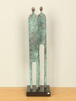 Bronzen sculptuur Relatie, 55 cm