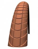 SCHWALBE Buitenband: big ben (k-guard) kleur: bruin met reflectie maat: 28x2.00 etrto 50-622