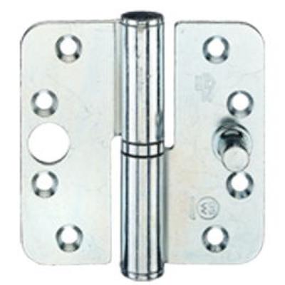 BSW veiligheids kogelstiftpaumelle - SKG*** afgerond - 89x89x3 mm - v-rd bb 807 gv - draairichting 1