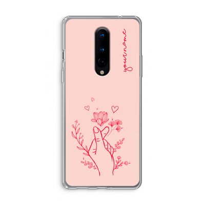 Giving Flowers: OnePlus 8 Transparant Hoesje