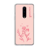 Giving Flowers: OnePlus 8 Transparant Hoesje