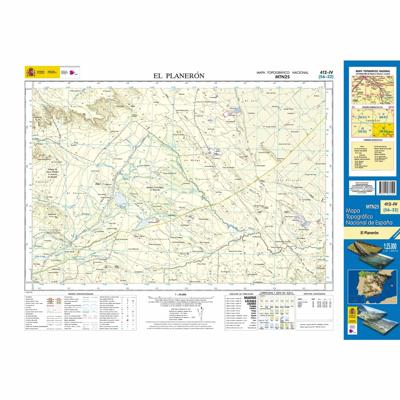 Topografische kaart 412-IV El Planerón | CNIG - Instituto Geográfico Nacional1