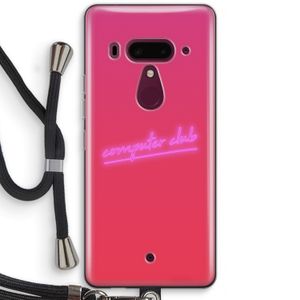 Vice Glow: HTC U12+ Transparant Hoesje met koord