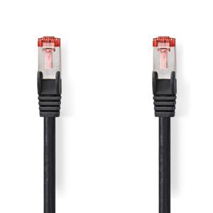 CAT6-kabel | RJ45 Male | RJ45 Male | S/FTP | 3.00 m | Rond | LSZH | Zwart | Label