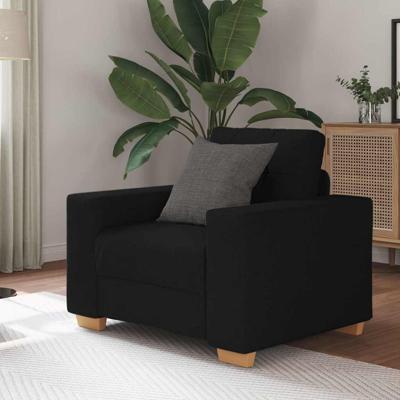 Fauteuil 60 cm stof zwart