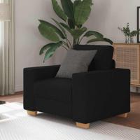 Fauteuil 60 cm stof zwart Fauteuil 60 cm stof zwart