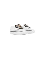 Burberry Kids bottines Thomas Bear en cuir - Blanc Burberry Kids bottines Thomas Bear en cuir - Blanc