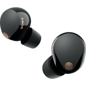 Sony WF-1000XM5 In Ear headset Bluetooth Stereo Zwart High-Resolution Audio, Noise Cancelling Indicator voor batterijstatus, Headset, Inductie, Klankregeling,