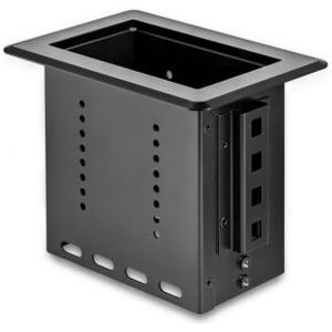 StarTech.com BEZ4MOD kabelbeheersysteem Kabeldoos Bureau Zwart 1 stuk(s)