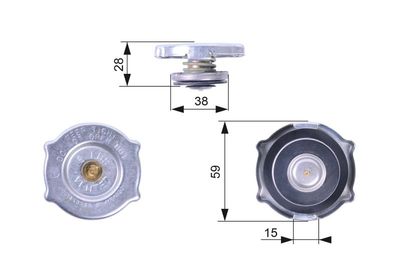 Radiateurdop RC135